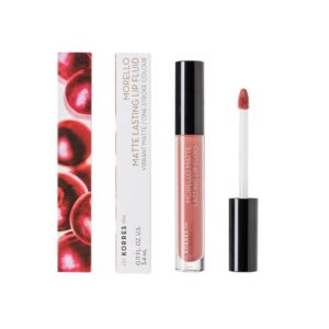 KORRES MORELLO MATTE LASTING LIP FLUID 06 ROMANTIC NUDE 3.4ml