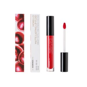 KORRES MORELLO MATTE LASTING LIP FLUID 53 RED VELVET 3.4ml