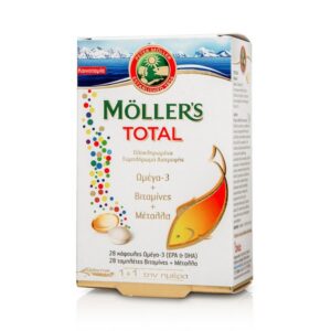 MOLLER'S TOTAL Ω3 + ΒΙΤΑΜΙΝΕΣ + ΜΕΤΑΛΛΑ 28 caps + 28 tabs