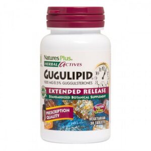 NATURES PLUS HERBAL ACTIVES GUGULIPID 1000mg