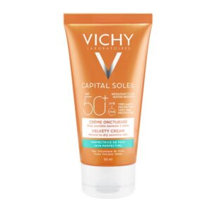 VICHY CAPITAL SOLEIL ΑΝΤΗΛΙΑΚΟ ΠΡΟΣΩΠΟΥ ΜΕ ΒΕΛΟΥΔΙΝΗ ΥΦΗ SPF 50+ 50ml
