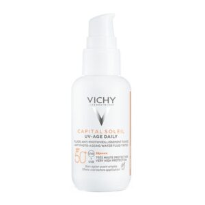 VICHY CAPITAL SOLEIL UV-AGE DAILY ΑΝΤΗΛΙΑΚΟ ΠΡΟΣΩΠΟΥ ΜΕ ΧΡΩΜΑ ΚΑΤΑ ΤΗΣ ΦΩΤΟΓΗΡΑΝΣΗΣ SPF50+ 40ml