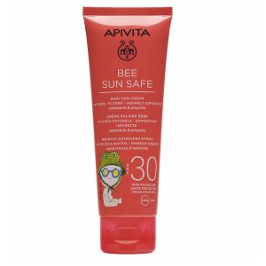 APIVITA BEE SUN SAFE ΒΡΕΦΙΚΗ ΑΝΤΗΛΙΑΚΗ ΚΡΕΜΑ ΜΕ ΦΥΣΙΚΑ ΦΙΛΤΡΑ SPF30 100ml