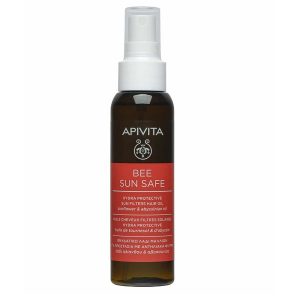 APIVITA BEE SUN SAFE ΕΝΥΔΑΤΙΚΟ ΛΑΔΙ ΜΑΛΛΙΩΝ ΜΕ ΑΝΤΗΛΙΑΚΑ ΦΙΛΤΡΑ 100ml