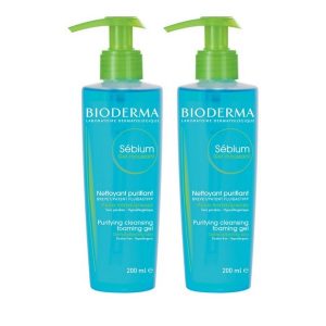 BIODERMA SEBIUM GEL MOUSSANT ΤΖΕΛ ΚΑΘΑΡΙΣΜΟΥ 200ml 1+1 ΔΩΡΟ