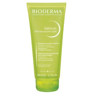 BIODERMA SEBIUM GEL MOUSSANT ACTIF ΤΖΕΛ ΚΑΘΑΡΙΣΜΟΥ ΠΡΟΣΩΠΟΥ 200ml