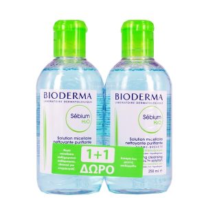 BIODERMA SEBIUM H2O ΝΕΡΟ MICELLAIRE 2x500ml 1+1 ΔΩΡΟ