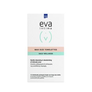 INTERMED EVA INTIMA MAXI SIZE TOWELETTES 12τμχ