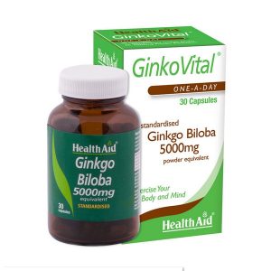 HEALTH AID GINKGO BILOBA 5000mg 30caps