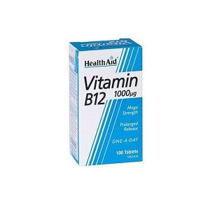 HEALTH AID VITAMIN B12 1000μg 50tabs
