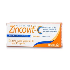 HEALTH AID ZINCOVIT-C 60tabs