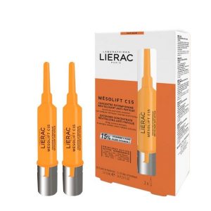 LIERAC MESOLIFT C15 ΣΥΜΠΥΚΝΩΜΑ ΚΑΤΑ ΤΗΣ ΚΟΥΡΑΣΗΣ 2x15ml