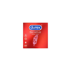 Durex Προφυλακτικά Sensitive Feel Thin 3 τεμαχίων