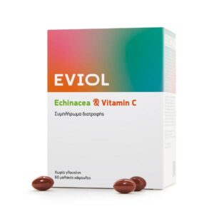 Eviol Echinacea και Vitamin C 60 μαλακές κάψουλες