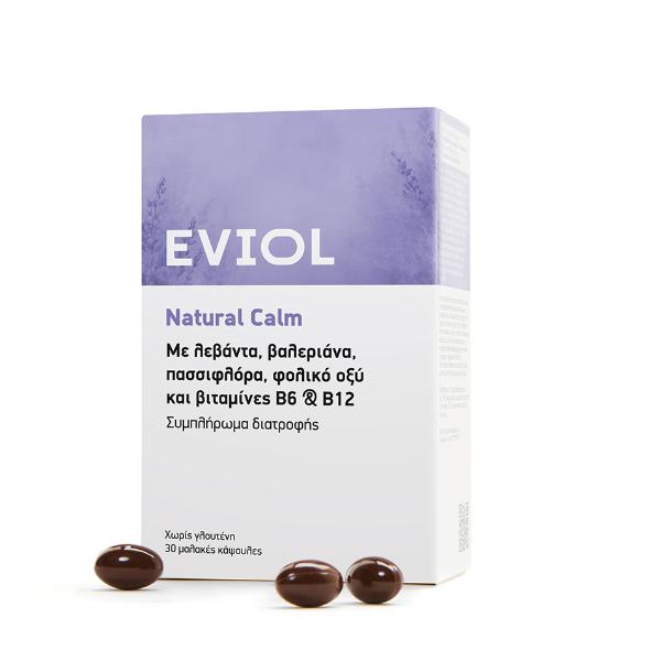 Eviol Natural Calm 30 μαλακές κάψουλες