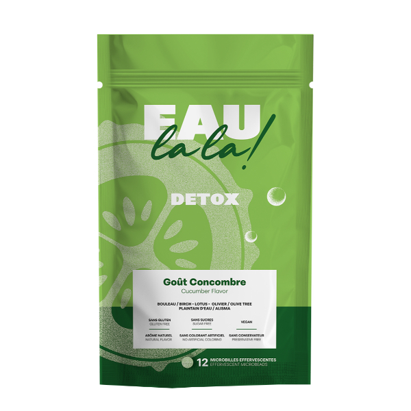 EAU la la! Detox - Γεύση Αγγούρι - 12 Microbeads