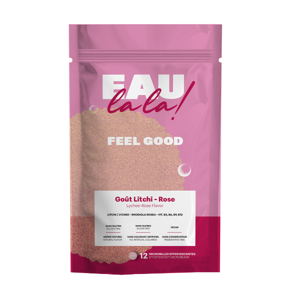 EAU la la! Feel Good - Γεύση Λίτσι & Τριαντάφυλλο - 12 Microbeads