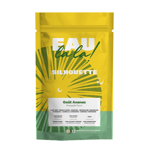 EAU la la! Silhouette - Γεύση Ανανάς - 12 Microbeads